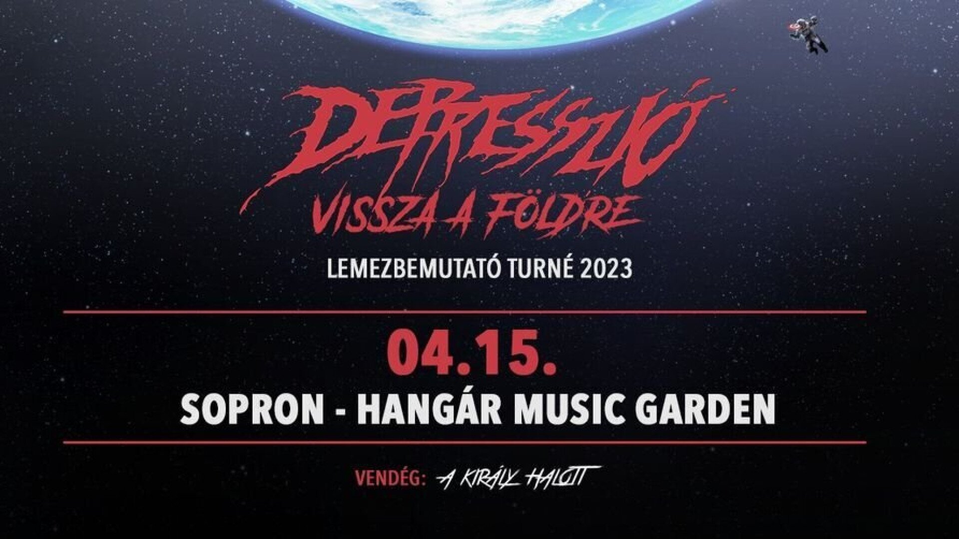 Depresszió Sopron Hangár Music Garden lemezbemutató koncert