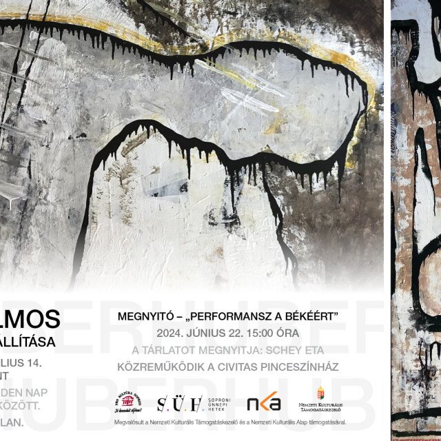 Exhibition of painter Vilmos Huber